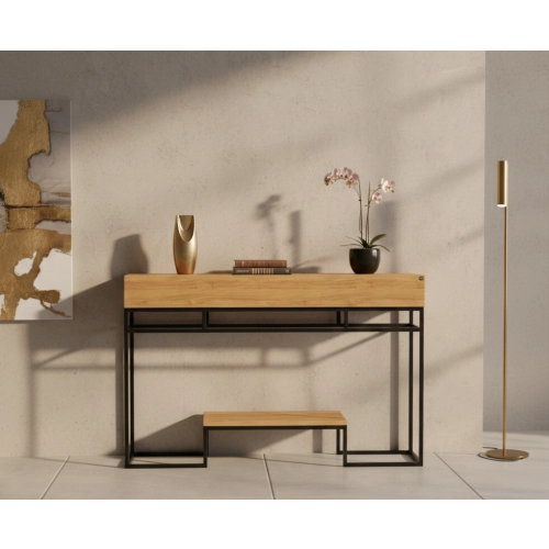 KONSOLA  DREWNO LITE DĄB OLCHA SKD-319